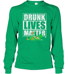 Drunk Lives Matter Leprechaun St Patricks Day Long Sleeve T-Shirt Long Sleeve T-Shirt - HHHstores