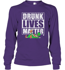 Drunk Lives Matter Leprechaun St Patricks Day Long Sleeve T-Shirt Long Sleeve T-Shirt - HHHstores