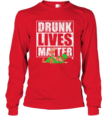 Drunk Lives Matter Leprechaun St Patricks Day Long Sleeve T-Shirt Long Sleeve T-Shirt - HHHstores