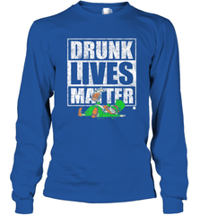 Drunk Lives Matter Leprechaun St Patricks Day Long Sleeve T-Shirt Long Sleeve T-Shirt - HHHstores