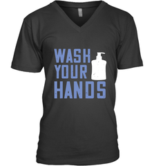 Wash your hands 01 Men's V-Neck Men's V-Neck - HHHstores