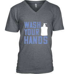Wash your hands 01 Men's V-Neck Men's V-Neck - HHHstores