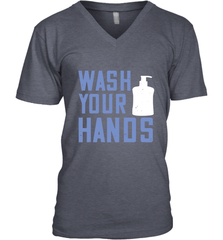 Wash your hands 01 Men's V-Neck Men's V-Neck - HHHstores