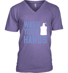 Wash your hands 01 Men's V-Neck Men's V-Neck - HHHstores