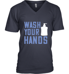 Wash your hands 01 Men's V-Neck Men's V-Neck - HHHstores