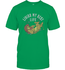 Disney Lion King Simba Living My Best Life Men's T-Shirt Men's T-Shirt - HHHstores