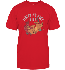 Disney Lion King Simba Living My Best Life Men's T-Shirt Men's T-Shirt - HHHstores
