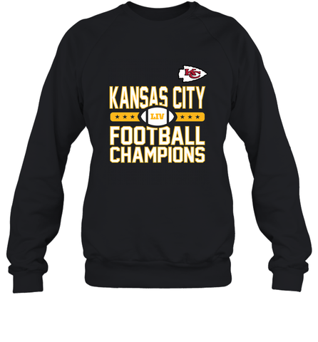 Kansas City Sideline Football _ The City Of Champions LIV Crewneck Sweatshirt Crewneck Sweatshirt / Black / S Crewneck Sweatshirt - HHHstores