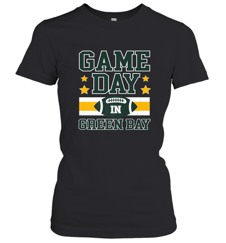 NFL Green Bay WI. Game Day Football Home Team Women's T-Shirt Women's T-Shirt / Black / S Women's T-Shirt - HHHstores