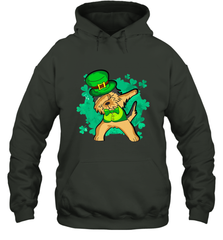 Dabbing Irish Terrier Dog Leprechaun St Patricks Day Ireland Hooded Sweatshirt Hooded Sweatshirt - HHHstores