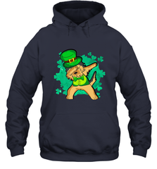 Dabbing Irish Terrier Dog Leprechaun St Patricks Day Ireland Hooded Sweatshirt Hooded Sweatshirt - HHHstores