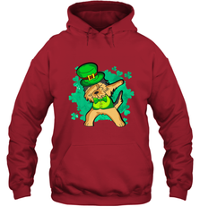 Dabbing Irish Terrier Dog Leprechaun St Patricks Day Ireland Hooded Sweatshirt Hooded Sweatshirt - HHHstores