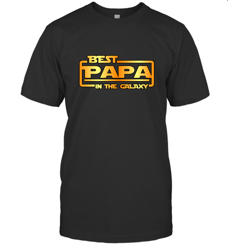 The best Papa in the galaxy Men's T-Shirt Men's T-Shirt / Black / S Men's T-Shirt - HHHstores