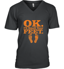 OK I'll Smell Your Feet Trick Or Treat Halloween Gift Men's V-Neck Men's V-Neck - HHHstores