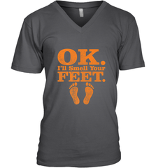 OK I'll Smell Your Feet Trick Or Treat Halloween Gift Men's V-Neck Men's V-Neck - HHHstores