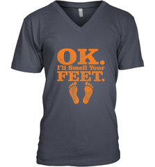 OK I'll Smell Your Feet Trick Or Treat Halloween Gift Men's V-Neck Men's V-Neck - HHHstores