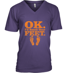 OK I'll Smell Your Feet Trick Or Treat Halloween Gift Men's V-Neck Men's V-Neck - HHHstores