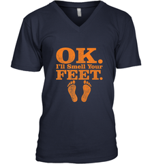 OK I'll Smell Your Feet Trick Or Treat Halloween Gift Men's V-Neck Men's V-Neck - HHHstores