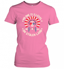 No One Is Illegal On Stolen Land Indigenous Immigrant Women's T-Shirt Women's T-Shirt - HHHstores