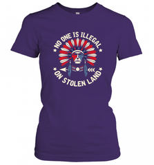 No One Is Illegal On Stolen Land Indigenous Immigrant Women's T-Shirt Women's T-Shirt - HHHstores