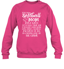 Being A Softball Mom Isnt Easy Crewneck Sweatshirt Crewneck Sweatshirt - HHHstores