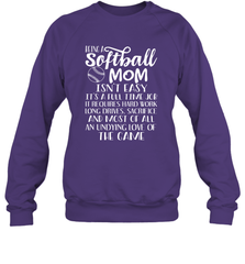 Being A Softball Mom Isnt Easy Crewneck Sweatshirt Crewneck Sweatshirt - HHHstores