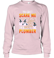 You Can't Scare Me I'm A Plumber T Shirt Plumber Halloween Long Sleeve T-Shirt Long Sleeve T-Shirt - HHHstores
