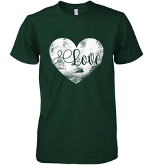 Love Valentines Day Heart Vintage Gift For Men Women Men's Premium T-Shirt Men's Premium T-Shirt - HHHstores