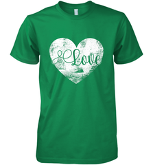 Love Valentines Day Heart Vintage Gift For Men Women Men's Premium T-Shirt Men's Premium T-Shirt - HHHstores