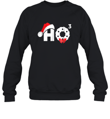 Santa HO HO3 Cubed Funny Christmas Crewneck Sweatshirt Crewneck Sweatshirt - HHHstores