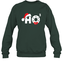 Santa HO HO3 Cubed Funny Christmas Crewneck Sweatshirt Crewneck Sweatshirt - HHHstores
