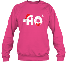 Santa HO HO3 Cubed Funny Christmas Crewneck Sweatshirt Crewneck Sweatshirt - HHHstores