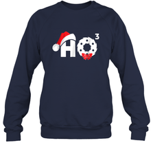 Santa HO HO3 Cubed Funny Christmas Crewneck Sweatshirt Crewneck Sweatshirt - HHHstores