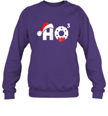 Santa HO HO3 Cubed Funny Christmas Crewneck Sweatshirt Crewneck Sweatshirt - HHHstores