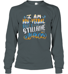 Special Needs NonVerbal Autism Awesome Long Sleeve T-Shirt Long Sleeve T-Shirt - HHHstores