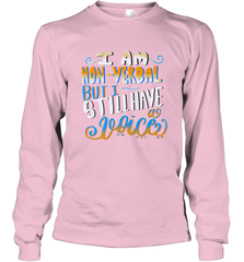 Special Needs NonVerbal Autism Awesome Long Sleeve T-Shirt Long Sleeve T-Shirt - HHHstores