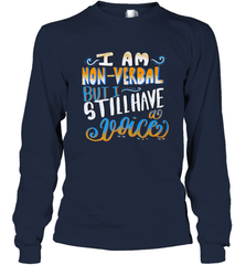 Special Needs NonVerbal Autism Awesome Long Sleeve T-Shirt Long Sleeve T-Shirt - HHHstores
