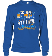 Special Needs NonVerbal Autism Awesome Long Sleeve T-Shirt Long Sleeve T-Shirt - HHHstores