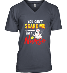 You Can't Scare Me I'm A Nurse Funny Halloween Witch Hat Men's V-Neck Men's V-Neck - HHHstores