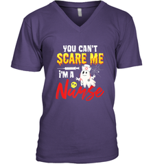 You Can't Scare Me I'm A Nurse Funny Halloween Witch Hat Men's V-Neck Men's V-Neck - HHHstores