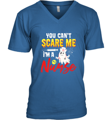You Can't Scare Me I'm A Nurse Funny Halloween Witch Hat Men's V-Neck Men's V-Neck - HHHstores