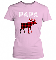 Papa Moose Red Plaid Christmas Pajama Women's T-Shirt Women's T-Shirt - HHHstores