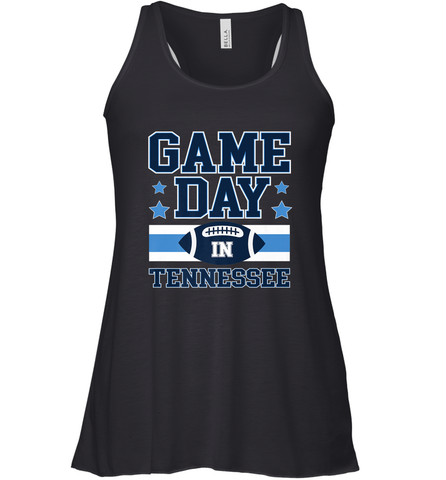 NFL Tennessee Game Day Football Home Team Women's Racerback Tank Women's Racerback Tank / Black / XS Women's Racerback Tank - HHHstores