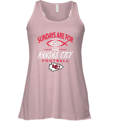 Sundays Are For Jesus and Kansas City Funny Football Women's Racerback Tank Women's Racerback Tank - HHHstores