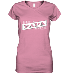 Best Papa Ever  Father's Day Women's V-Neck T-Shirt Women's V-Neck T-Shirt - HHHstores