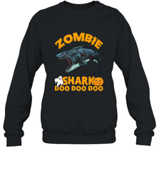 Zombie Shark Doo Doo Doo Halloween Shake Costume Lover Gifts Crewneck Sweatshirt Crewneck Sweatshirt - HHHstores