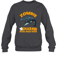 Zombie Shark Doo Doo Doo Halloween Shake Costume Lover Gifts Crewneck Sweatshirt Crewneck Sweatshirt - HHHstores