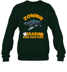 Zombie Shark Doo Doo Doo Halloween Shake Costume Lover Gifts Crewneck Sweatshirt Crewneck Sweatshirt - HHHstores