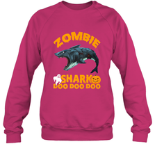 Zombie Shark Doo Doo Doo Halloween Shake Costume Lover Gifts Crewneck Sweatshirt Crewneck Sweatshirt - HHHstores