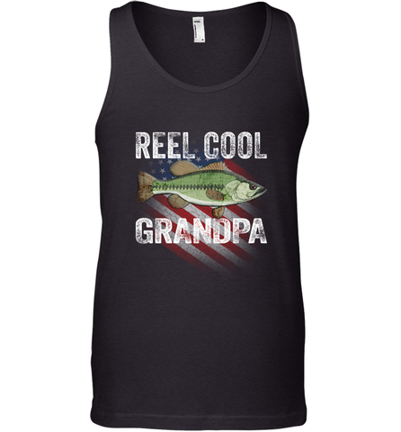 REEL COOL GRANDPA Men's Tank Top Men's Tank Top / Black / XS Men's Tank Top - HHHstores